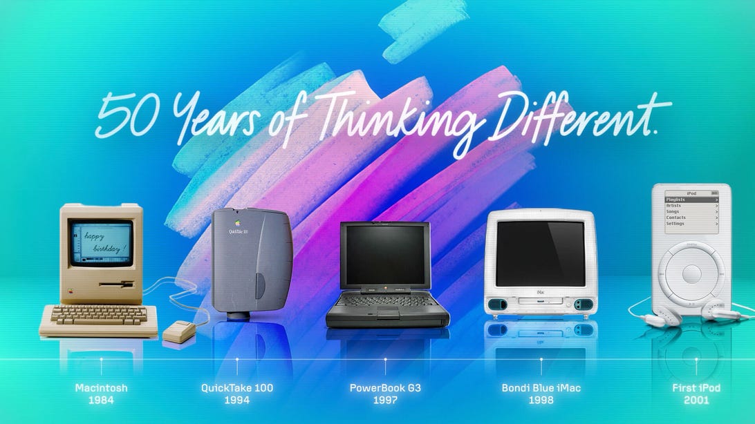 Apple's 50-Year Legacy of Product Innovation, Through CNET's Lens